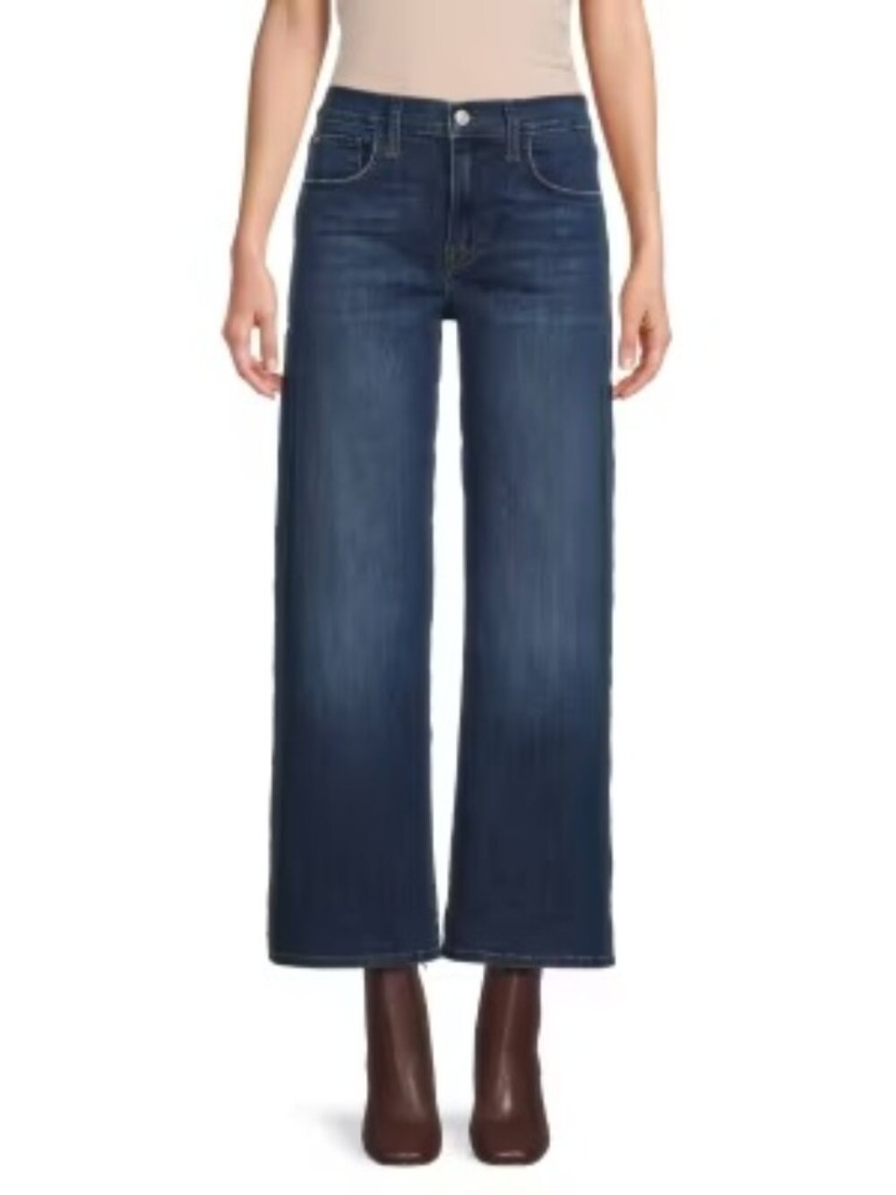 Hudson  Rosalie High Rise Wide Leg Jeans Size 27